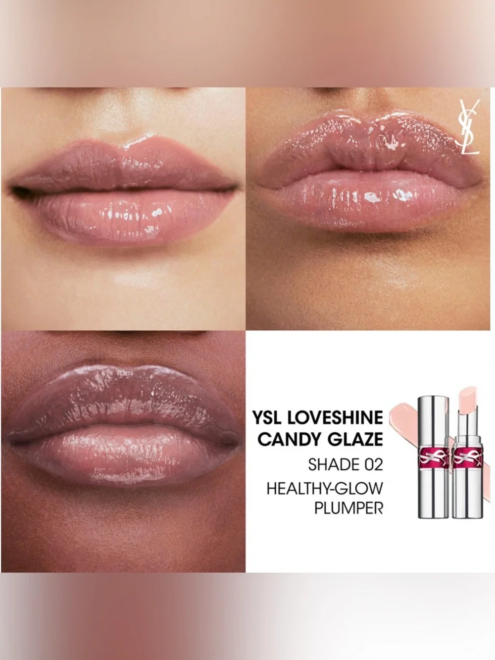 👄 New Yves Saint Laurent YSL Candy Glazed Lip Gloss Stick